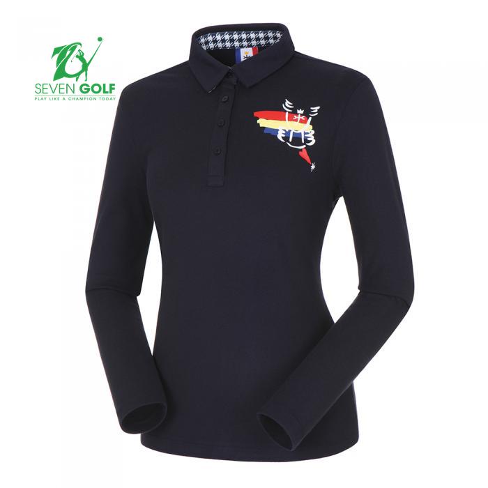 Áo golf polo nữ dài tay Castelbajac BG8WTS702