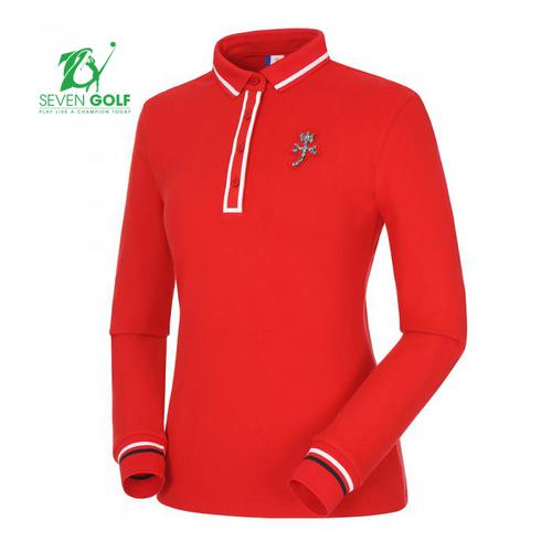 ÁO THUN GOLF POLO NỮ DÀI TAY CASTELLBAJAC BG8WTS701 RD