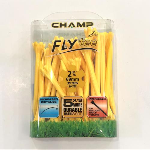 Champ Fly Tee Golf 2-3/4" 30P Pack (Yellow)-92522