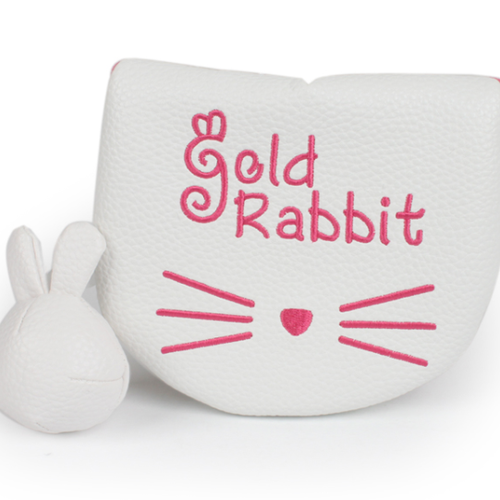 Bọc đầu gậy cover Putter Rabbit WH/PK