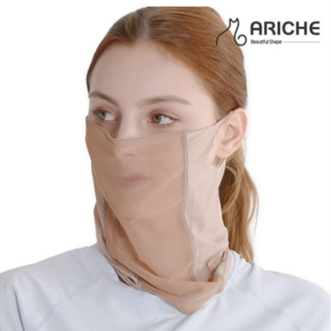 Khẩu trang golf Ariche & Victoria Beige Freesize