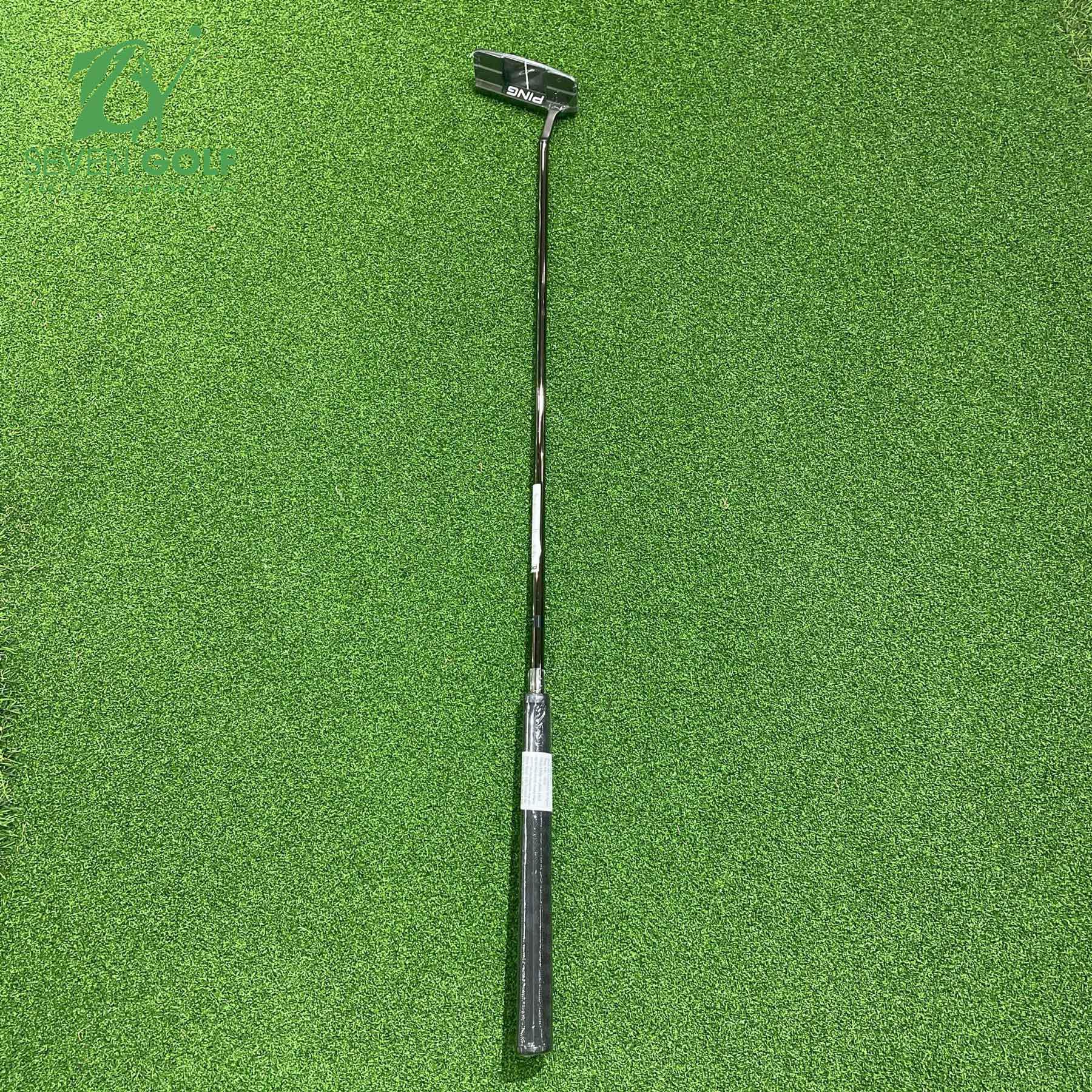 Gậy golf putter Ping 2021 Kushin 4 34'' Flat 1 RED BLK CHROME STEPLESS STEEL