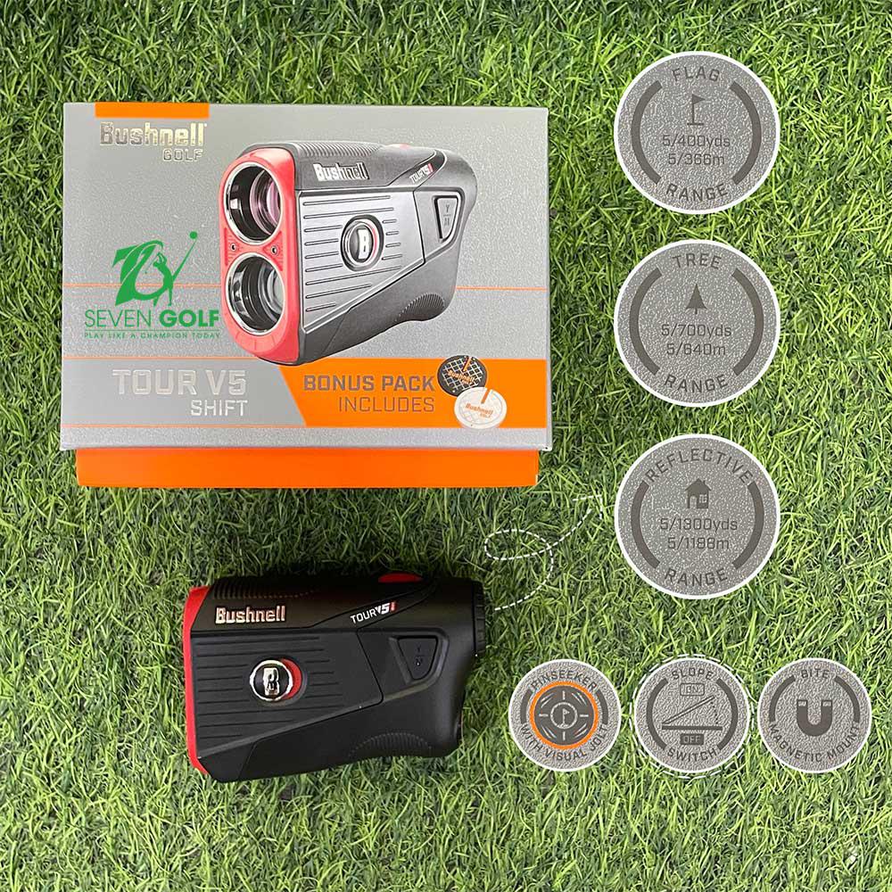 Máy đo khoảng cách Laser Yard Bushnell TOUR V5 SHIFT