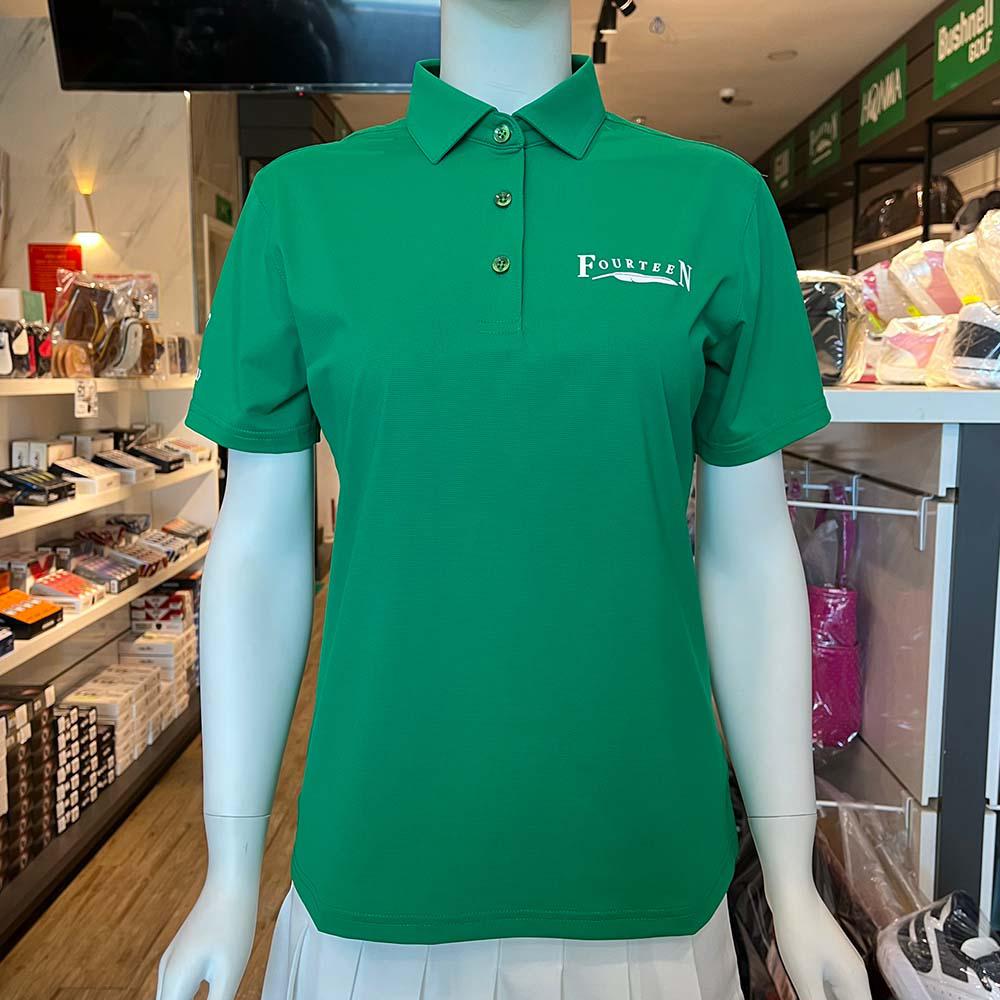 Áo golf nữ Fourteen ngắn tay D/GR Size L